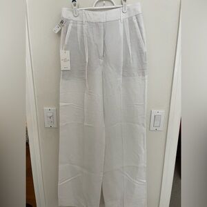 NEW aritzia effortless linen pants